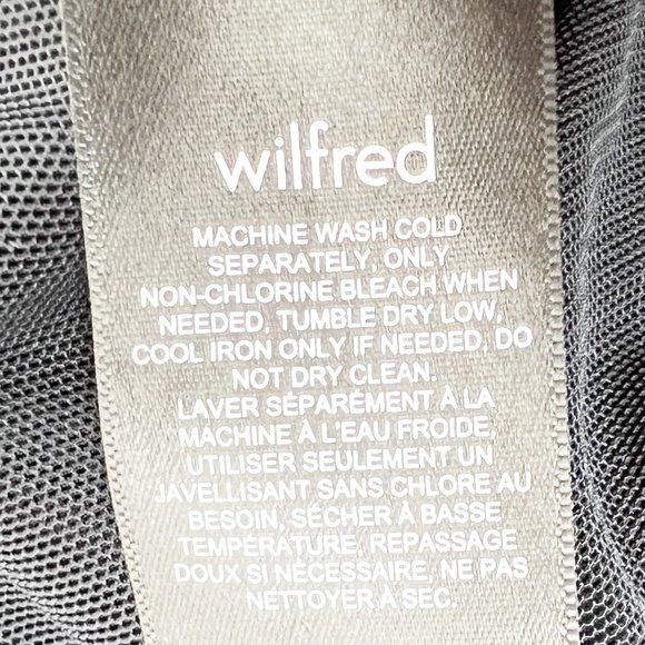 Aritzia Wilfred Winona Mini Slip Dress Sexy Sheer Mesh Draped Sleeveless Fun LBD - Picture 10 of 14